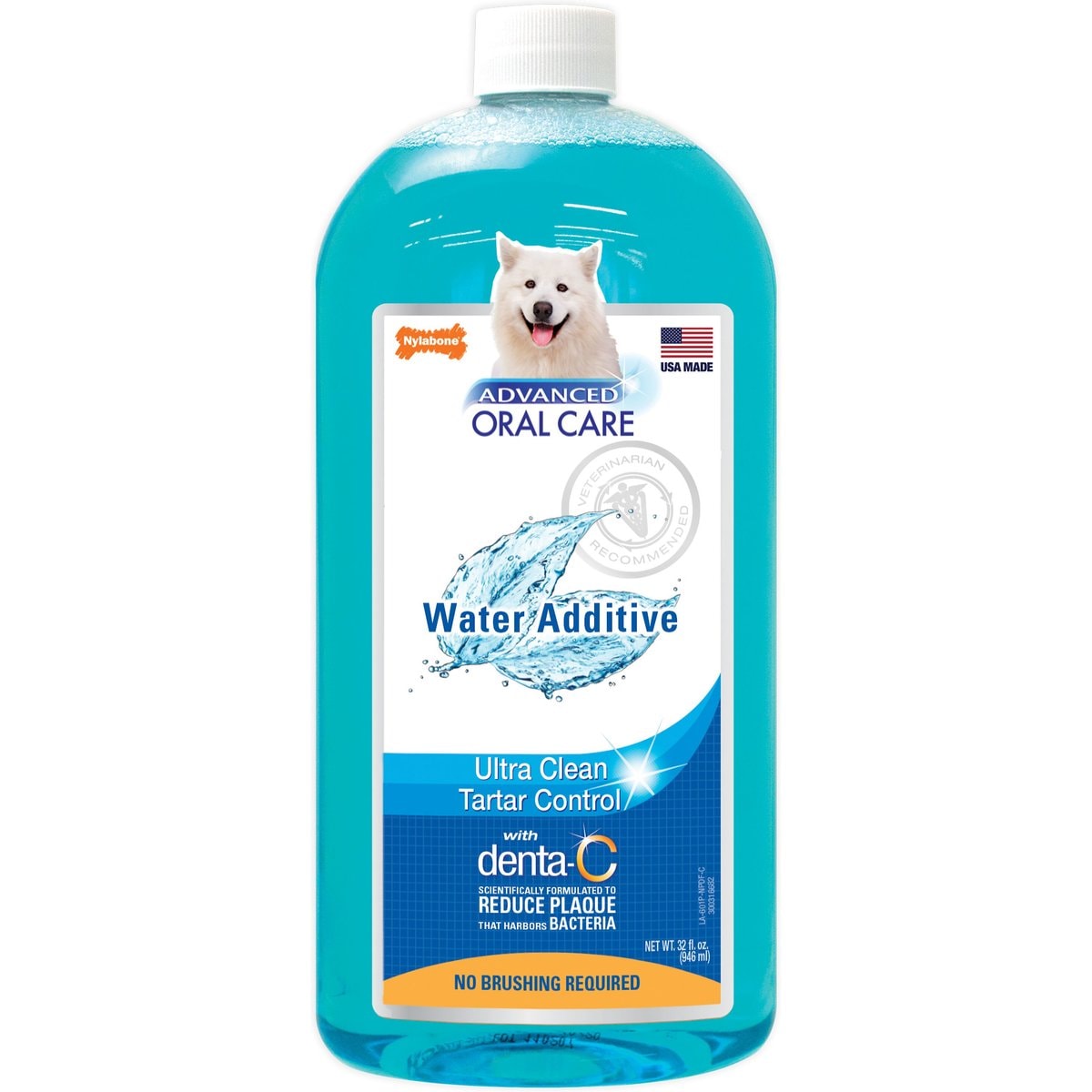 Nylabone Advanced Oral Care Dog Dental Water Additive, 32-fl oz bottle