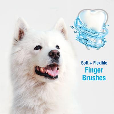 Show full view: Nylabone Advanced Oral Care Finger Dog Brush, 2 count slide 5 of 12