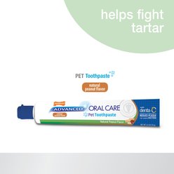 Nylabone Advanced Oral Care Natural Peanut Flavor Dog Toothpaste, 2.5-oz tube slide 2 of 9