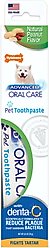 Nylabone Advanced Oral Care Natural Peanut Flavor Toothpaste, 2.5-oz tube + Finger Brush Dog Toothbrush, 2-pack slide 2 of 9