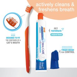 Nylabone Advanced Oral Care Original Flavor Cat Dental Kit, 3 count slide 2 of 9