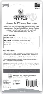 Show full view: Nylabone Advanced Oral Care Puppy Dental Kit + N-Bone Teething Ring Chicken Flavor Dog Treats slide 3 of 9