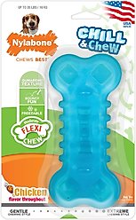 Nylabone Chill & Chew Freezer Chicken Flavored Dog Chew Toy, Medium