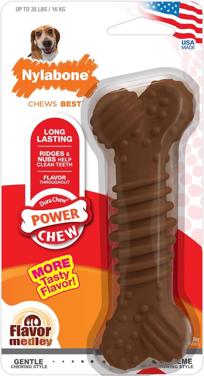 Nylabone Dura Chew Power Chew Textured Dog Bone