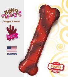 Nylabone Flavor Frenzy Power Chew Dog Toy Beef Jerky, Small slide 2 of 9