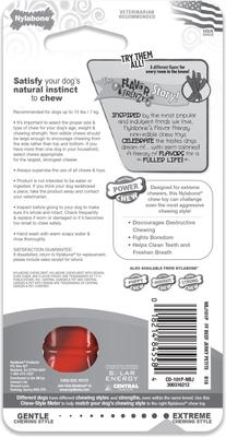 Show full view: Nylabone Flavor Frenzy Power Chew Dog Toy Beef Jerky, X-Small slide 8 of 12