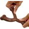 Show in main carousel: Nylabone Flexi Wishbone Dog Chew Toy, Brown, Medley Flavor, Wolf/Medium slide 5 of 13