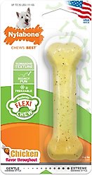 Nylabone FlexiChew Chicken Flavored Dog Chew Toy, Small