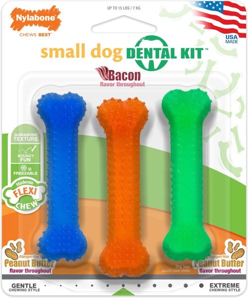 Nylabone FlexiChew Dog Dental Variety