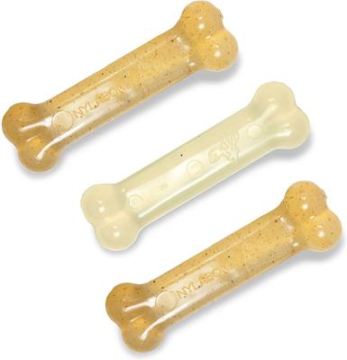 Show full view: Nylabone FlexiChew Moderate Dog Chew Toys Triple Pack Variety, Small  slide 2 of 13