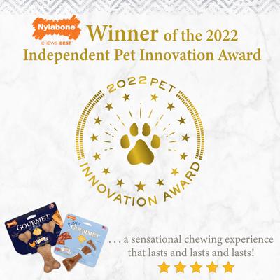 Show full view: Nylabone Gourmet Style Strong Chew Wishbone Dog Chew Toy, Large slide 5 of 13