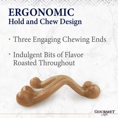 Show full view: Nylabone Gourmet Style Strong Chew Wishbone Dog Chew Toy, Large slide 9 of 13