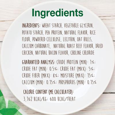 Show full view: Nylabone Healthy Edibles All-Natural Long Lasting Bacon Dog Chew Treats, Giant, 1 count, 7.5-inch slide 5 of 13