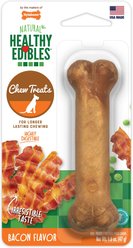 Nylabone Healthy Edibles All-Natural Long Lasting Bacon Dog Chew Treats, Small
