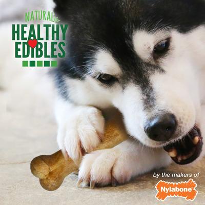 Show full view: Nylabone Healthy Edibles All-Natural Long Lasting Dog Chew Treats, Roast Beef & Chicken, Small, 24 count slide 8 of 13