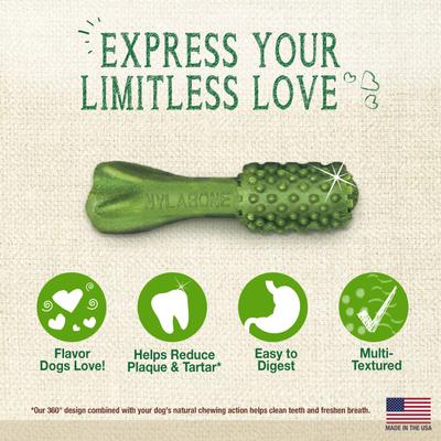 Show full view: Nylabone Healthy Edibles All-Natural Long Lasting Dog Chew Treats, Roast Beef & Chicken, X-Small, 34 count slide 4 of 12