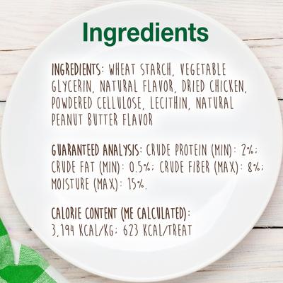 Show full view: Nylabone Healthy Edibles All-Natural Long Lasting Peanut Butter Flavor Dog Chew Treats, 1 count, X-Large/Souper slide 5 of 13