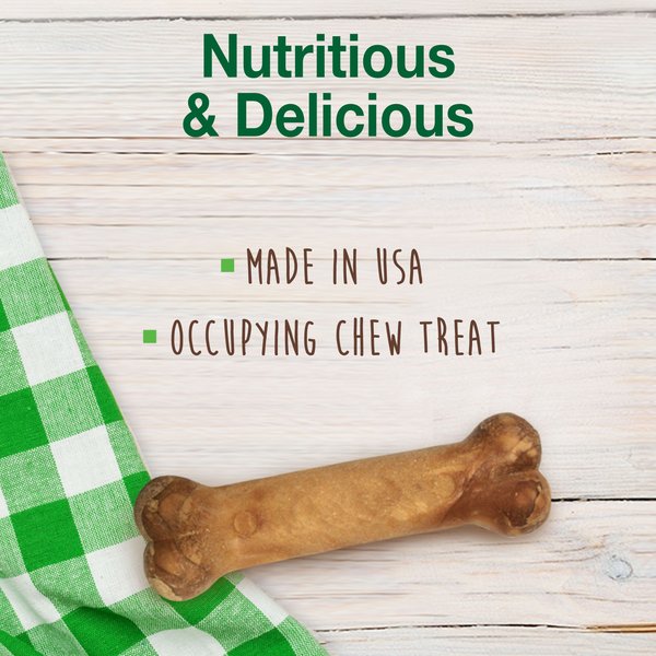 Show full view: Nylabone Healthy Edibles All-Natural Long Lasting Roast Beef Dog Chew Treats, Medium, 2 count slide 4 of 13