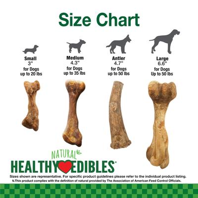 Show full view: Nylabone Healthy Edibles Broth Bone Ham Flavor Dog Treats, Small, 4 count slide 6 of 12