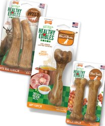 Nylabone Healthy Edibles Long-Lasting Adult Medium Bacon Variety Pack Dog Chews, 5 count
