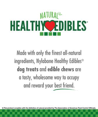 Show full view: Nylabone Healthy Edibles Long-Lasting Adult Medium Bacon Variety Pack Dog Chews, 5 count slide 6 of 7
