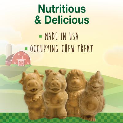 Show full view: Nylabone Healthy Edibles Long Lasting Puppy Lamb & Apple Flavor Dog Bone Treats, 12 count slide 3 of 12