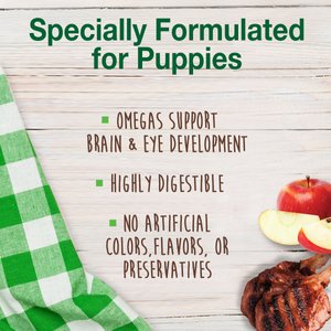 Nylabone Healthy Edibles Long Lasting Puppy Lamb & Apple Flavor Dog Bone Treats, 12 count
