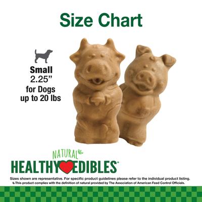 Show full view: Nylabone Healthy Edibles Long Lasting Puppy Lamb & Apple Flavor Dog Bone Treats, Small, 4 count slide 6 of 13