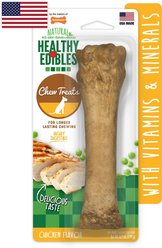 Nylabone Healthy Edibles Longer Lasting Chicken Flavor Dog Bone Treat, X-Large, bundle of 2 slide 2 of 9