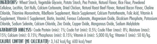 Show full view: Nylabone Healthy Edibles Longer Lasting Chicken Flavor Dog Bone Treat, X-Large, bundle of 2 slide 6 of 13