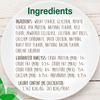 Show full view: Nylabone Healthy Edibles Longer Lasting Chicken Flavor Dog Bone Treats, Medium, 2 count slide 5 of 12