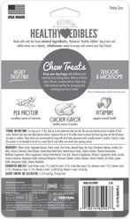 Nylabone Healthy Edibles Longer Lasting Chicken Flavor X-Small Breed Dog Bone Treats, 16 count slide 2 of 9