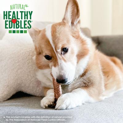 Show full view: Nylabone Healthy Edibles Meaty Center Beef Small Natural Dog Treats, 4 count slide 7 of 13