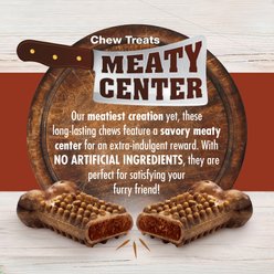 Nylabone Healthy Edibles Meaty Center Natural Medium Dog Treats, 2 count slide 2 of 9