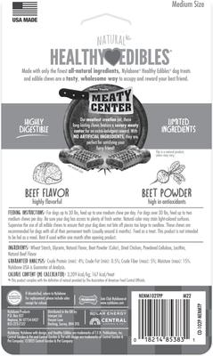 Show full view: Nylabone Healthy Edibles Meaty Center Natural Medium Dog Treats, 2 count slide 10 of 13