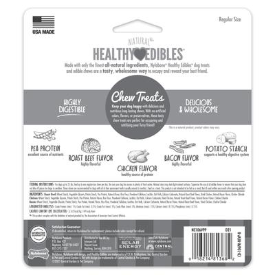 Show full view: Nylabone Healthy Edibles Natural Long-Lasting Dog Chew Treats, Variety Pack, Small, 3 count slide 9 of 12