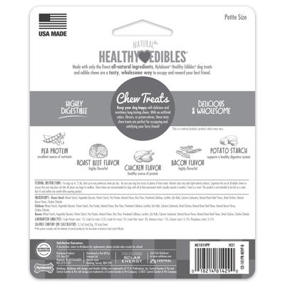 Show full view: Nylabone Healthy Edibles Natural Long-Lasting Dog Chew Treats, Variety Pack, X-Small, 3 count slide 8 of 13