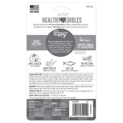 Show full view: Nylabone Healthy Edibles Puppy Natural Lamb & Apple Long Lasting Dog Chew Treats, X-Small, 8 count slide 8 of 11