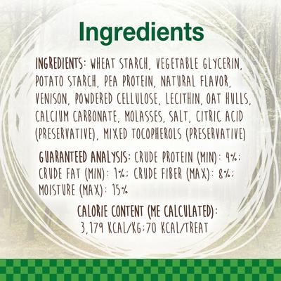 Show full view: Nylabone Healthy Edibles WILD Antler Natural Long Lasting Venison Dog Chew Treats, Medium, 10 count slide 5 of 14