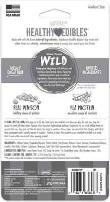 Show full view: Nylabone Healthy Edibles WILD Antler Natural Long Lasting Venison Dog Chew Treats, Medium, 2 count slide 8 of 14