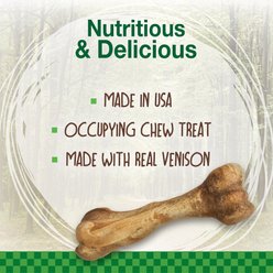 Nylabone Healthy Edibles WILD Natural Long Lasting Venison Flavor Dog Chew Treat, Large slide 2 of 9