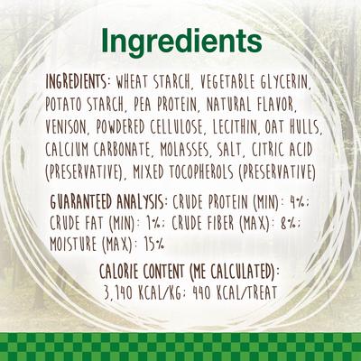 Show full view: Nylabone Healthy Edibles WILD Natural Long Lasting Venison Flavor Dog Chew Treat, Large slide 5 of 13