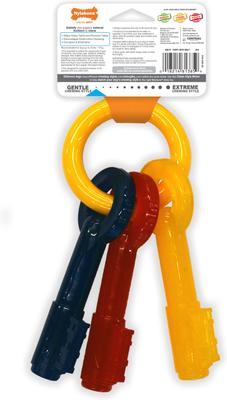 Show full view: Nylabone Just for Puppies Teething Chew Toy Keys Bacon, Large slide 9 of 14