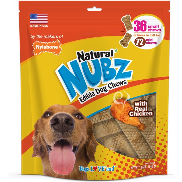Nylabone Natural Nubz Chicken Dog Treat