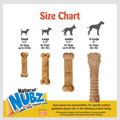 Show full view: Nylabone Natural Nubz Chicken Dog Treat, 8 count slide 4 of 12