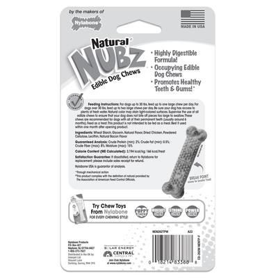 Show full view: Nylabone Natural Nubz Chicken Dog Treat, Large, 2 count slide 10 of 12