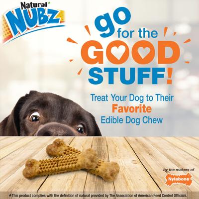 Show full view: Nylabone Natural Nubz Chicken Dog Treat, Large, 40 count slide 4 of 11
