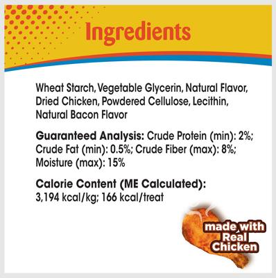 Show full view: Nylabone Natural Nubz Chicken Dog Treat, Large, 40 count slide 5 of 11