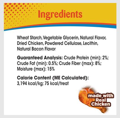 Show full view: Nylabone Natural Nubz Chicken Dog Treat, Small, 32 count slide 5 of 10