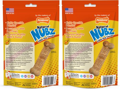 Show full view: Nylabone Natural Nubz Chicken Dog Treat, Small, 32 count slide 8 of 10